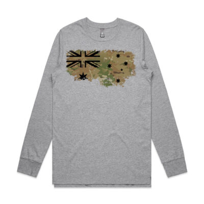 Distressed Aussie Flag Grey Thumbnail