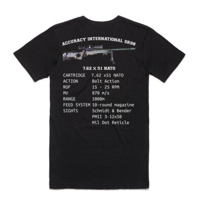 Accuracy International SR98 - GruntWerks Australia T-Shirt Thumbnail