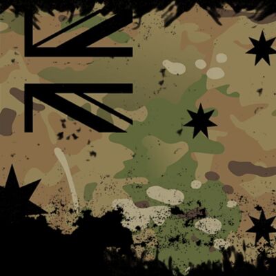 multicam flag distressed sized large for shirts Thumbnail