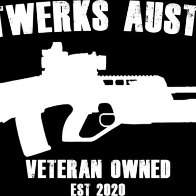 Company logo smaller writing white Thumbnail