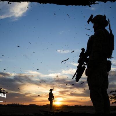 soldiers sunset Thumbnail